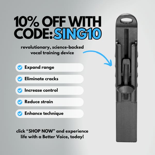 Enjoy 10% Off A Vocal Trainer Today