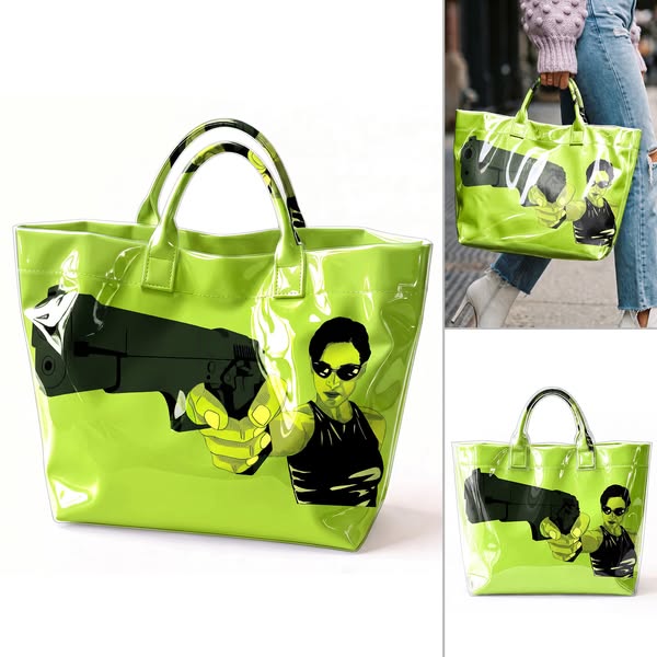 SALE! Trinity Matrix PVC Tote Bag