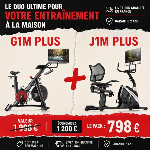Transformez votre maison en espace fitness familial pour seulement 798 €
