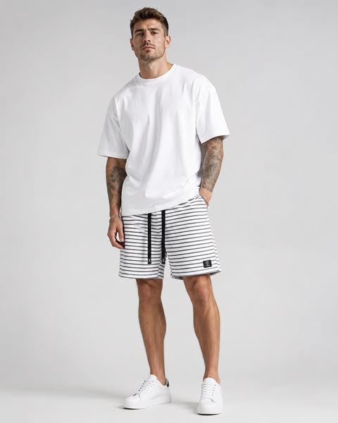 Tavo Stripe Short