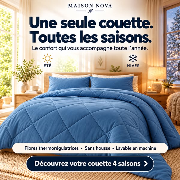 Fini de changer la housse de couette