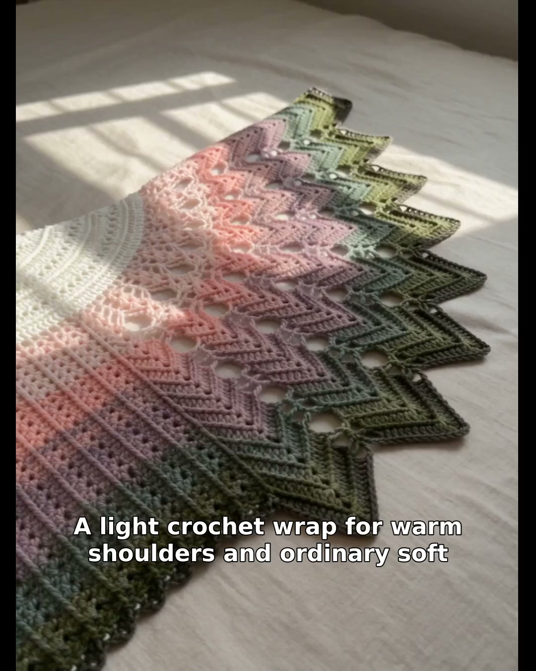 Ethereal Lace Wrap Crochet Pattern