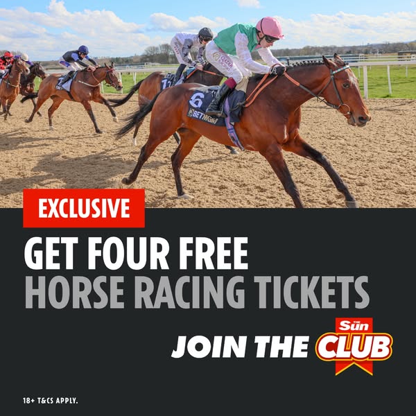 GET FOUR FREE HORSE RACING TICKETS