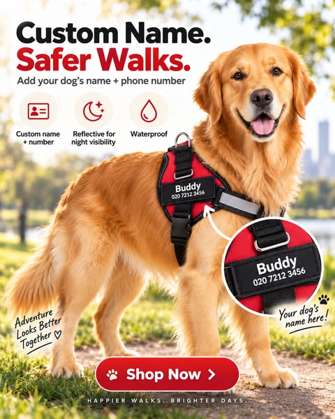 Pawbibi™ Ultimate Personalized No Pull Dog Harness