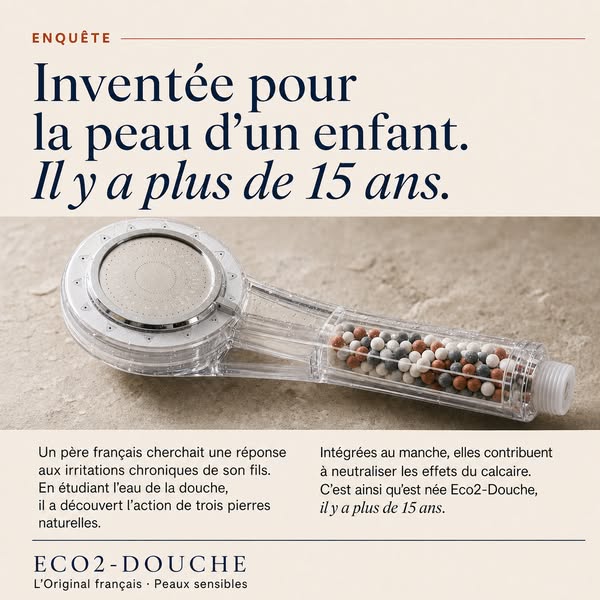 Pourquoi votre peau réagit à l'eau de votre douche