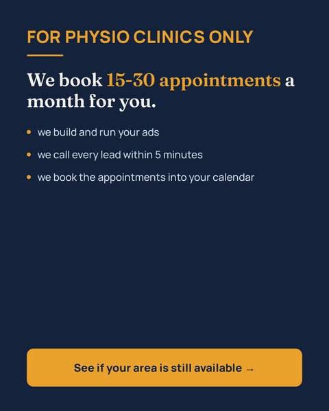 20–35 New Physiotherapy Patients a Month, Guaranteed