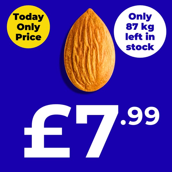 Almonds – £7.99
