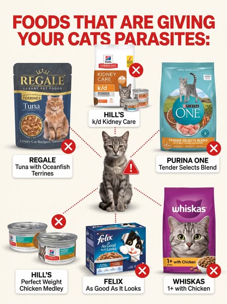 Your Cat's Vomiting Is Actually Parasites