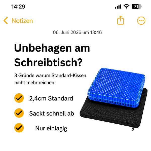 Warum 2,4 cm oft nicht reichen. Teste 4,5cm aus!