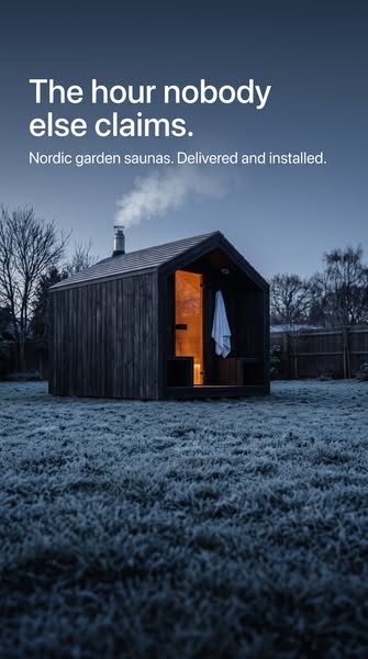 Luxury Handcrafted Garden Saunas