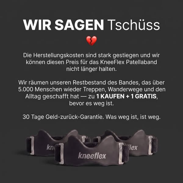2 für 1: Zweites Patellaband gratis