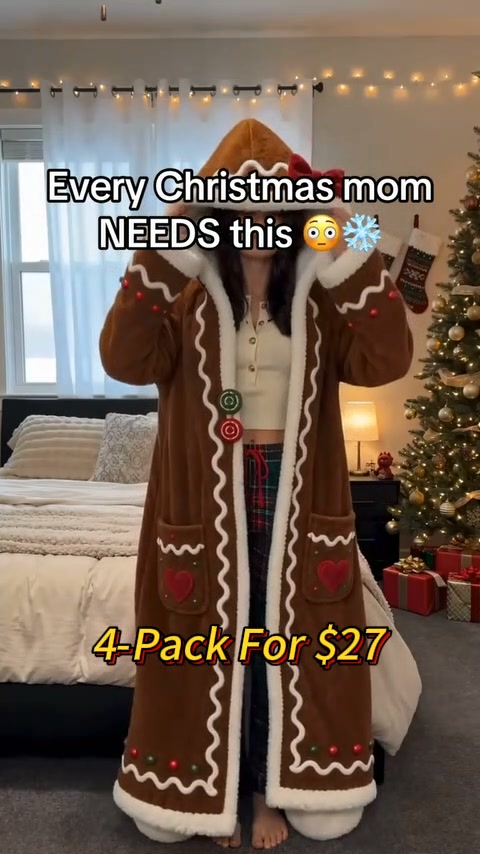 Wearable Heated Blanket with Foot Pocket Sherpa