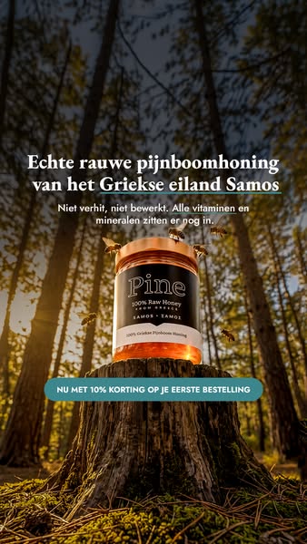 Proef échte Griekse pijnboomhoning