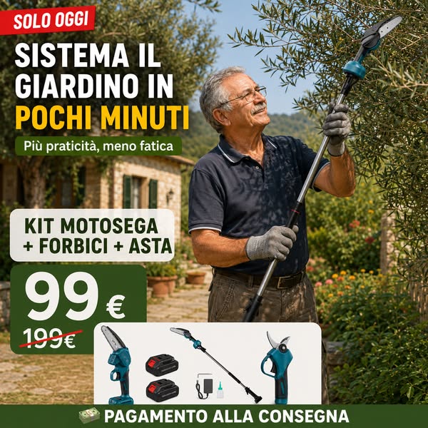 Taglia rami senza sforzo — Kit Potatura 3 in 1 a 99€