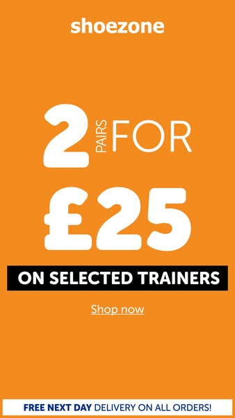 2 for £25 on selected trainers!
