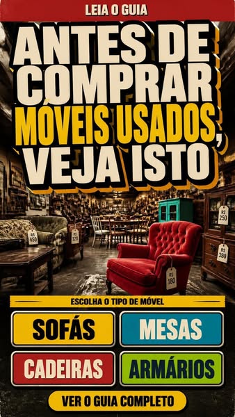 Peças Vintage em Brechós de Móveis: Guia Completo