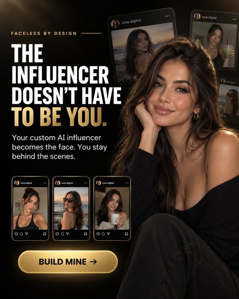 Your AI Influencer. Built For You.