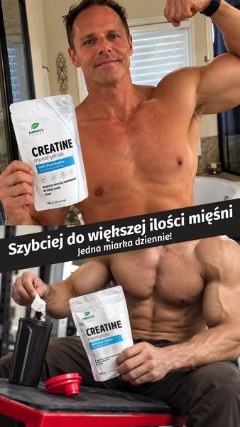 Zbuduj mięśnie, które widać.