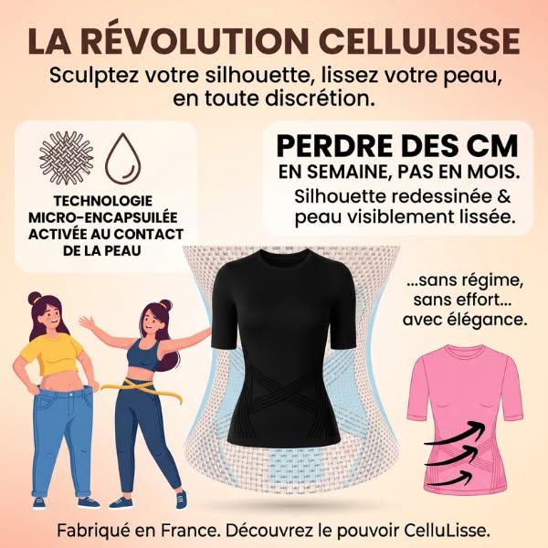 Cellulisse® Tee-Shirt 3D Compression