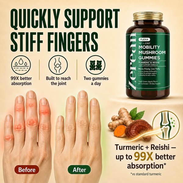 Quickly Support Stiff, Swollen Fingers