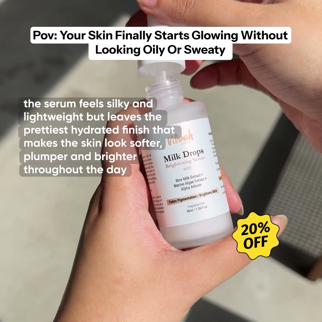 FLAT 20% OFF | Milk Drops Serum