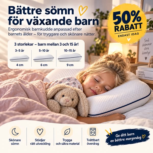 50% RABATT – Bättre Sömn För Ditt Barn