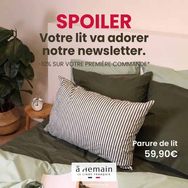 10 % sur votre première commande