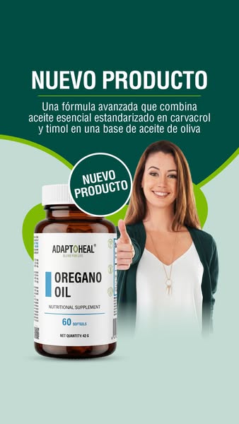 Aceite de Orégano - Nuevo producto en Adaptoheal