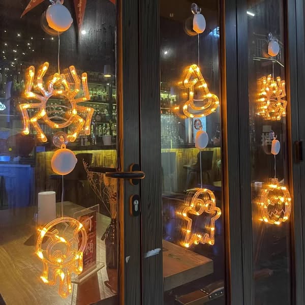 Halloween, right in the window.