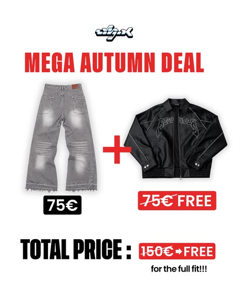 BAGGY FLARE JEANS [GREY]