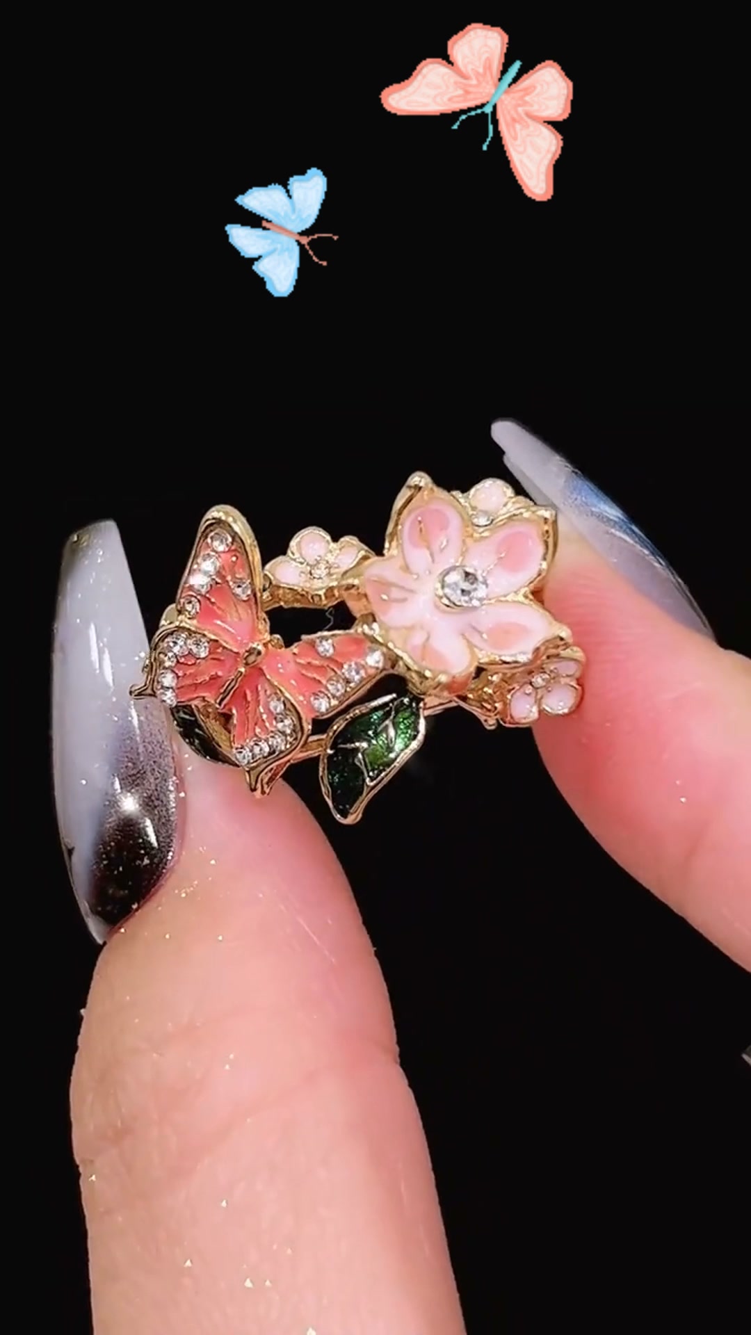 Nature Inspired Art Statement Rings