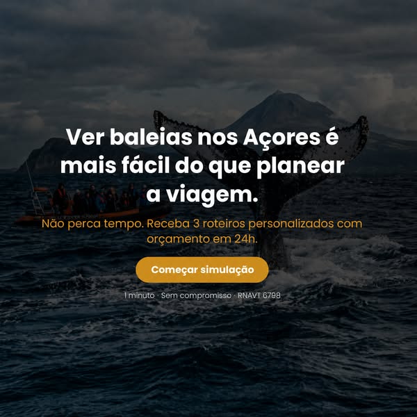 3 ideias de viagem aos Açores em 24h