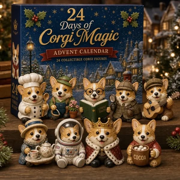 24 Days. 24 Adorable Corgis. One Magical Christmas!