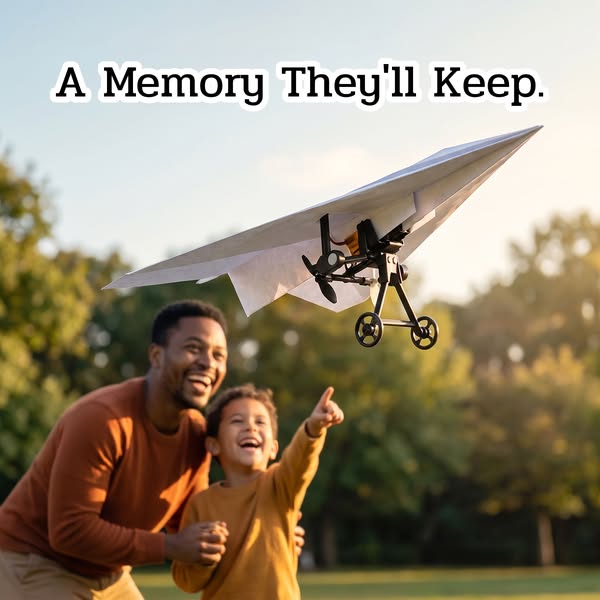 Remote-Control Flight, Made From a Paper Airplane
