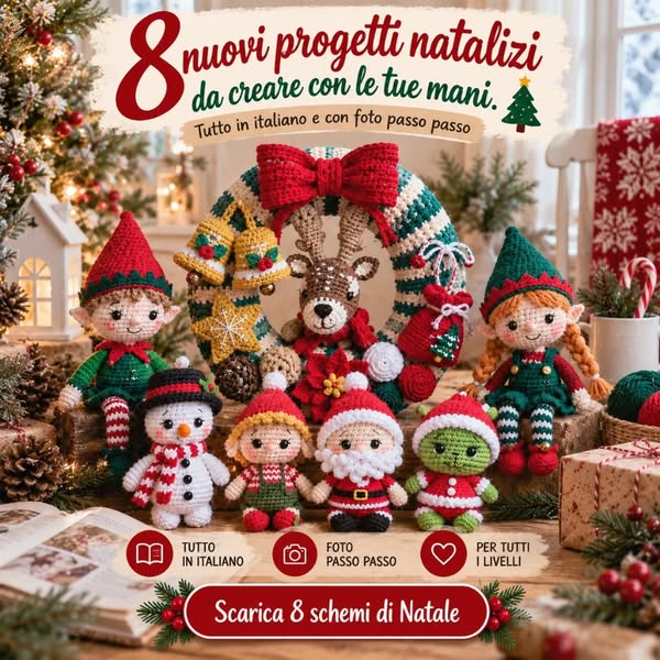 8 SCHEMI DI NATALE DA CREARE CON LE TUE MANI!