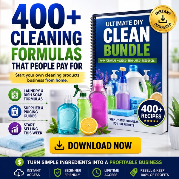 +400 Secret Cleaning Formulas Bundle!
