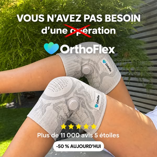 Dites adieu aux douleurs au genou — avec OrthoFlex.