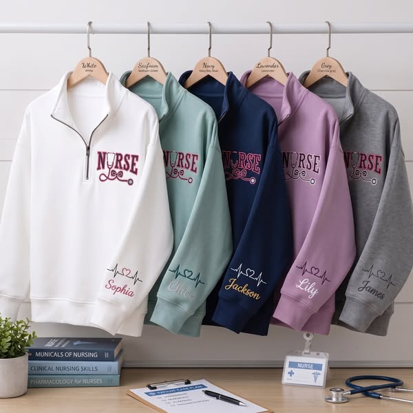 Design Your Custom Nurse Quarter Zip