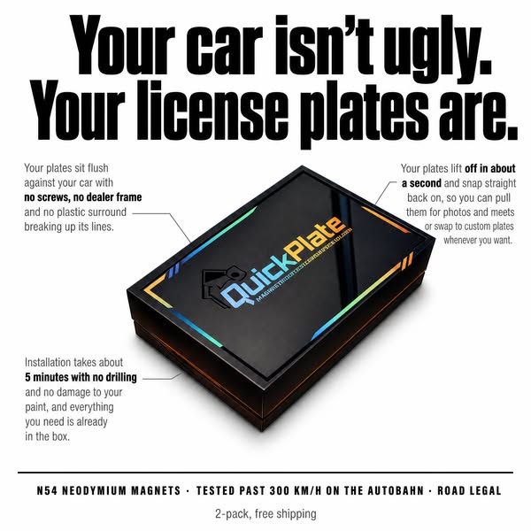 Pop License Plates in SECONDS