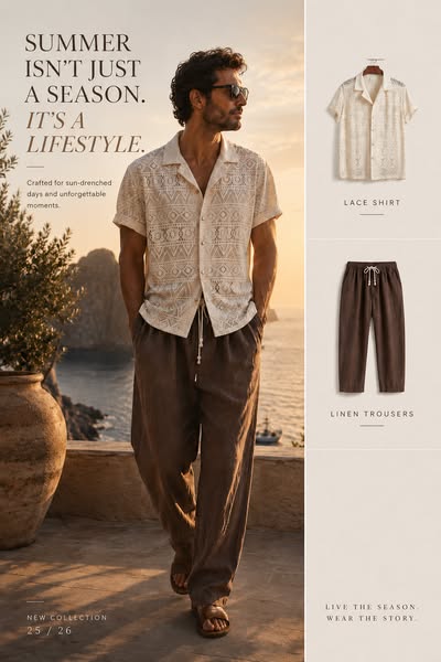 Linen That Forgets The Heat Exists.