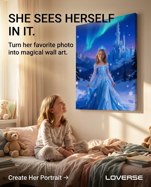 One Photo, One Magical Portrait