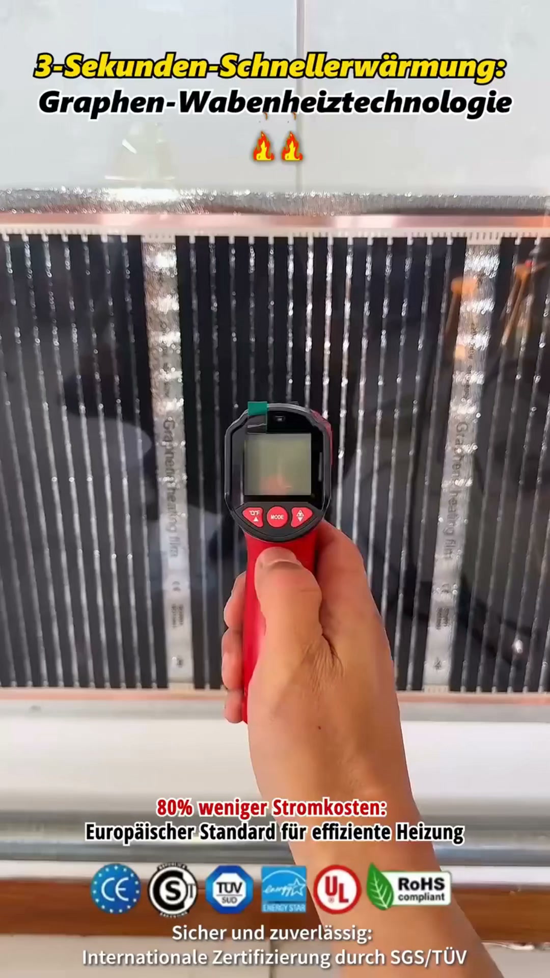 Graphen-Heizfolie – Schnelle & Energiesparende Wandheizung für Ihr Zuhause