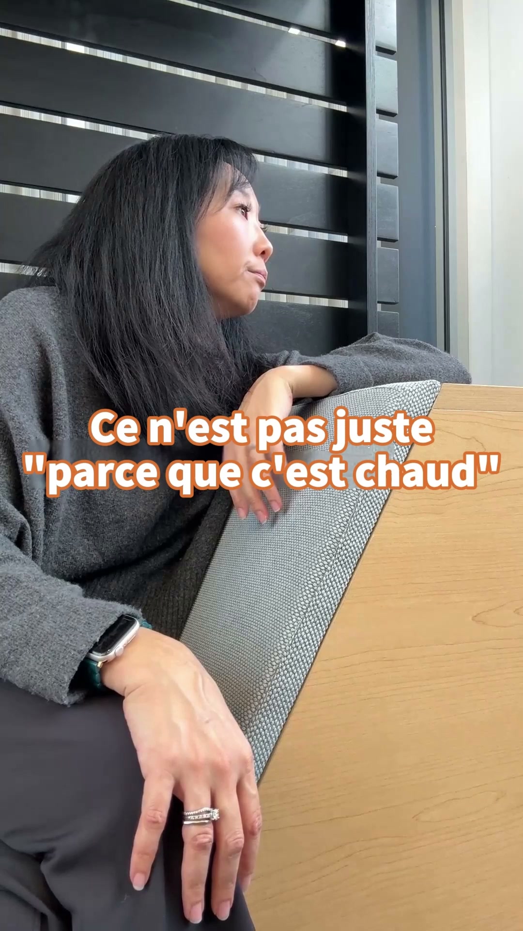 Ce n'est pas juste parce que c'est chaud
