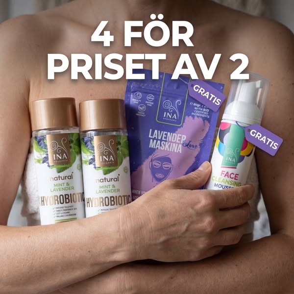Köp 2 Hydrobiotic, få skum och mask