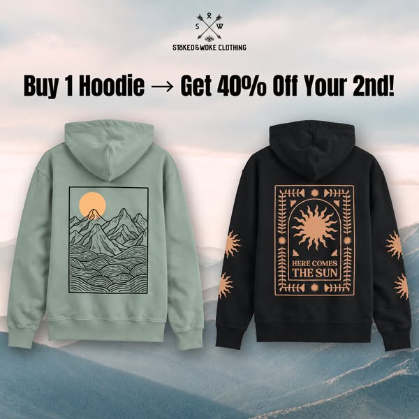 Buy 1 Hoodie, Get 2nd 40% Off