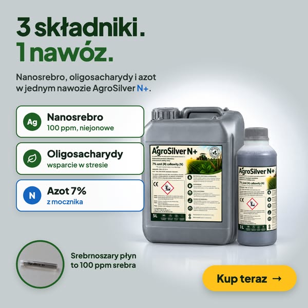 Nanosrebro, oligosacharydy i azot