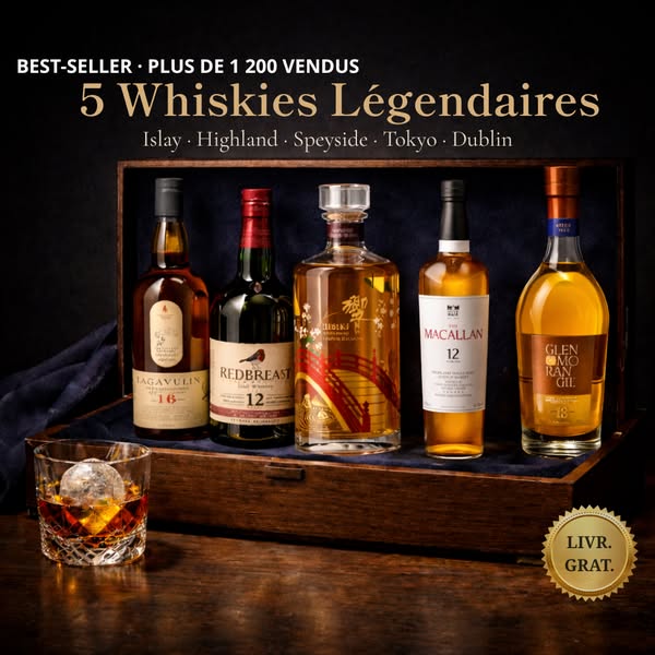 5 Whiskies Légendaires · €89