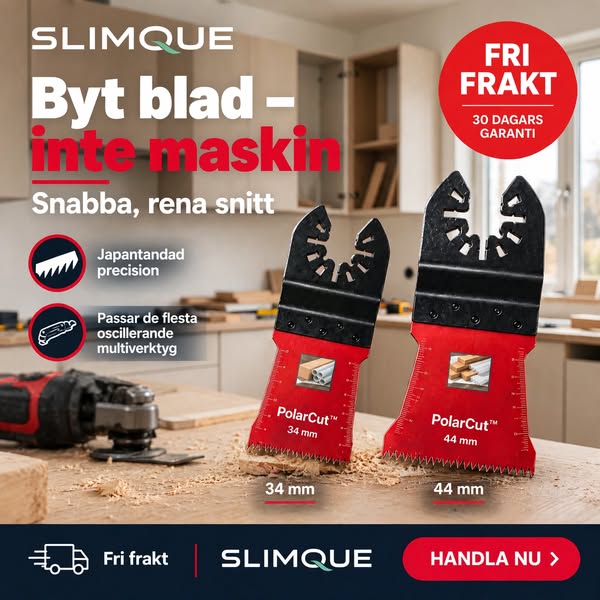 Multiverktygsblad som gör jobbet enklare
