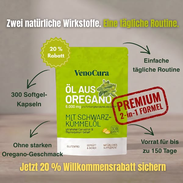 Oreganoöl & Schwarzkümmelöl vereint