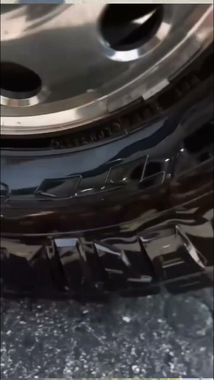 Tires that look as good as new. Shine on.